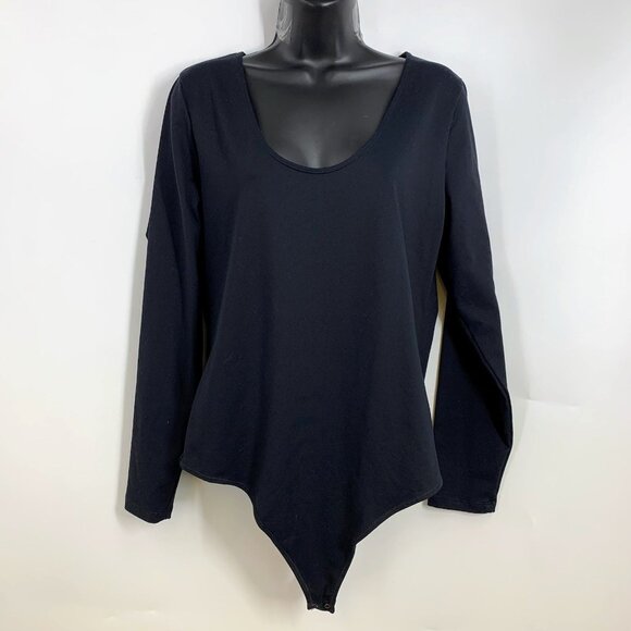 Abercrombie & Fitch Women's Stretch Long Sleeve Round Neck Body Suit Size XL - Picture 1 of 14